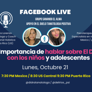 «La Importancia de hablar sobre El Duelo con los niños y adolescentes»